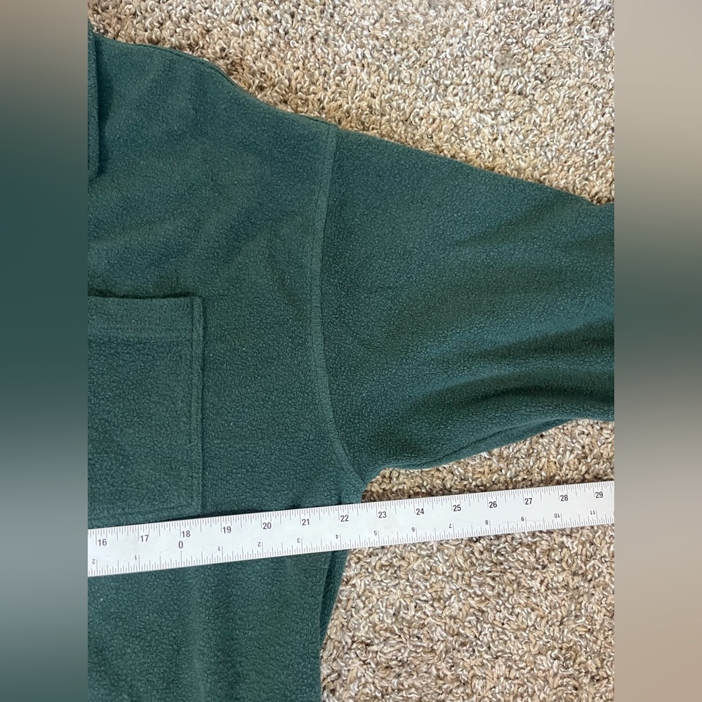 Madewell MWL Brushed Shirt Jacket Womens Medium Green Button Front Oversized - Picture 7 of 8